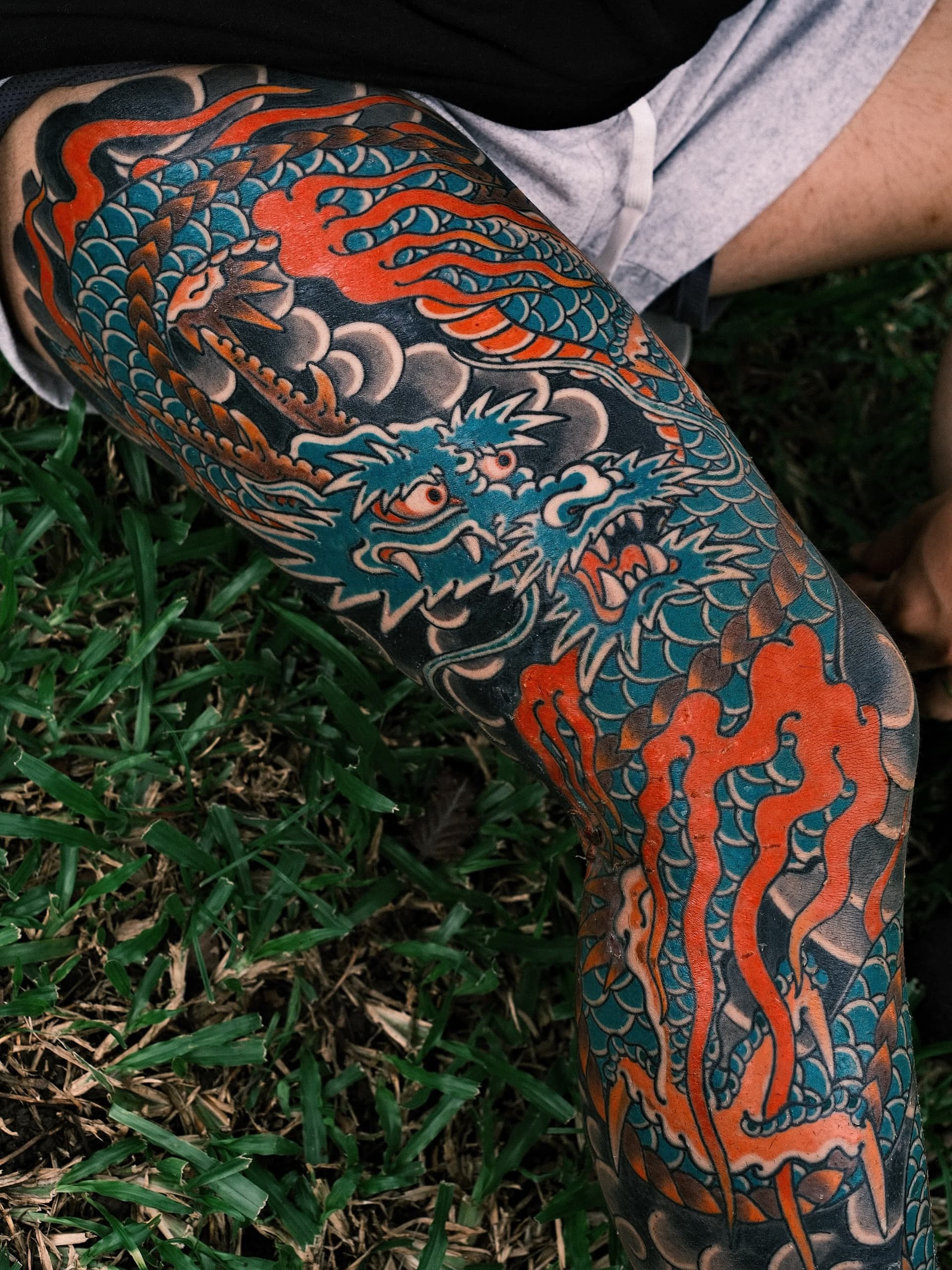 JAPANESE DRAGON — FULL LEG by ORIENTAL.ZYN