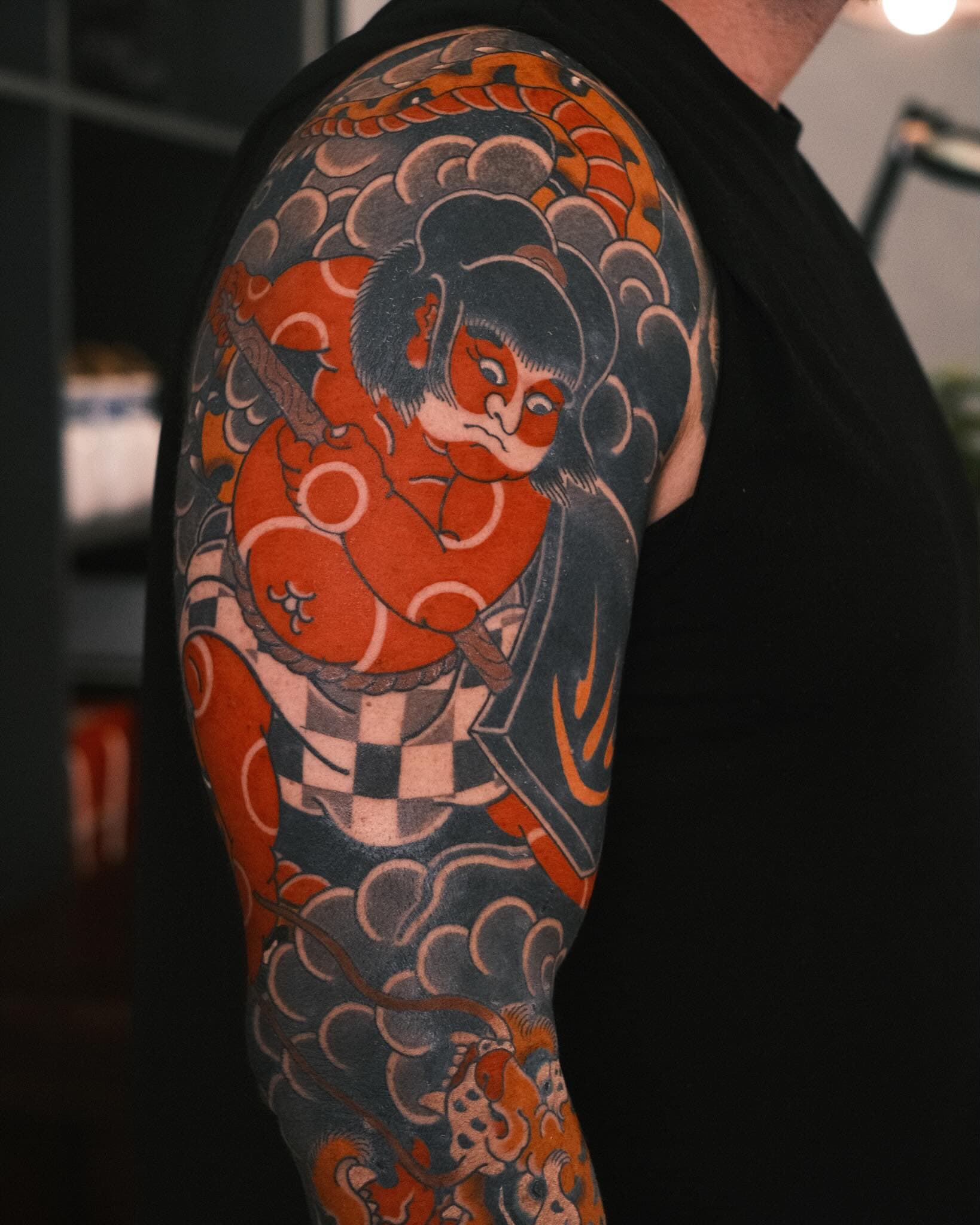 Kintaro Japanese Full Sleeve Tattoo — project media 3