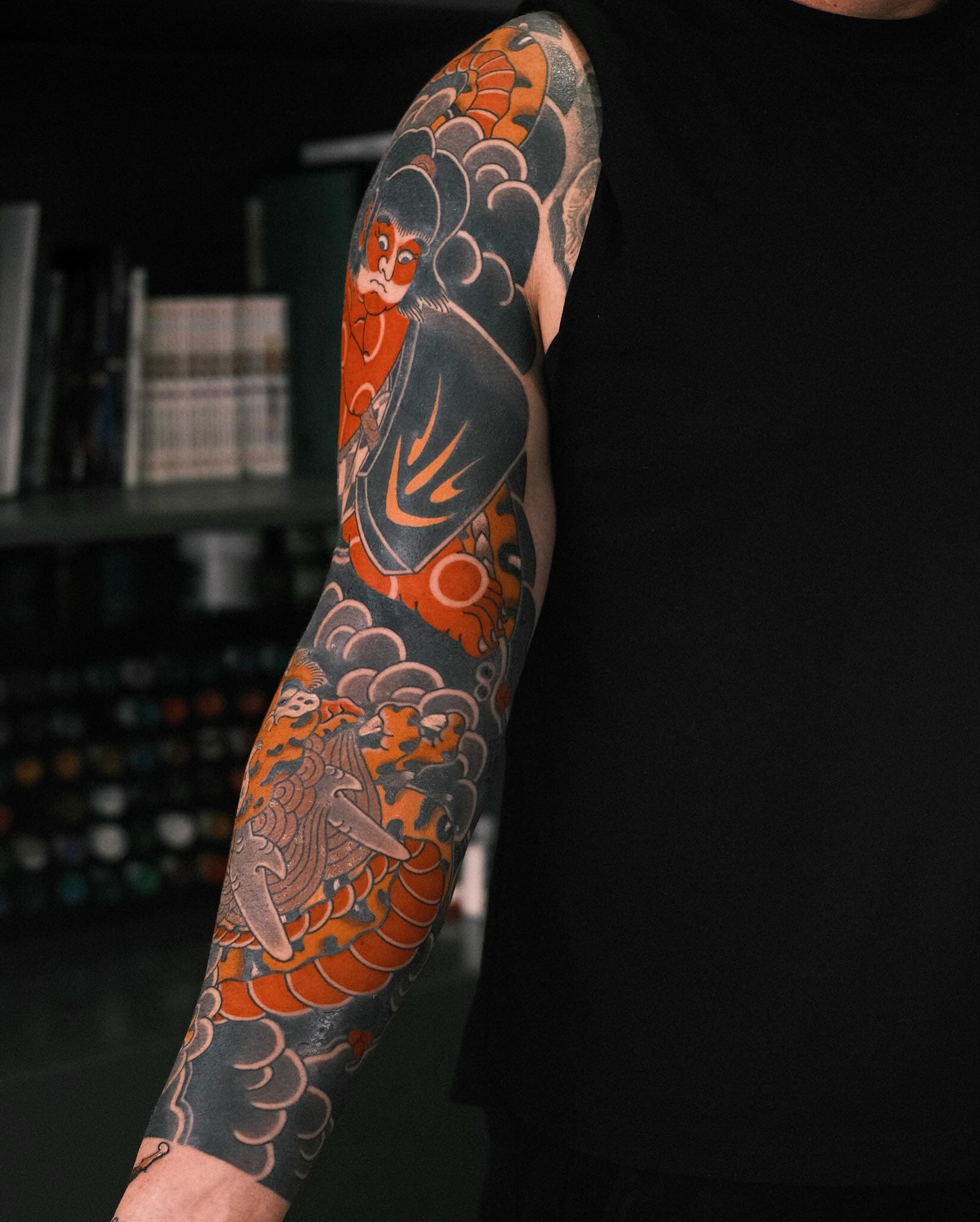 Kintaro Japanese Full Sleeve Tattoo — project media 4