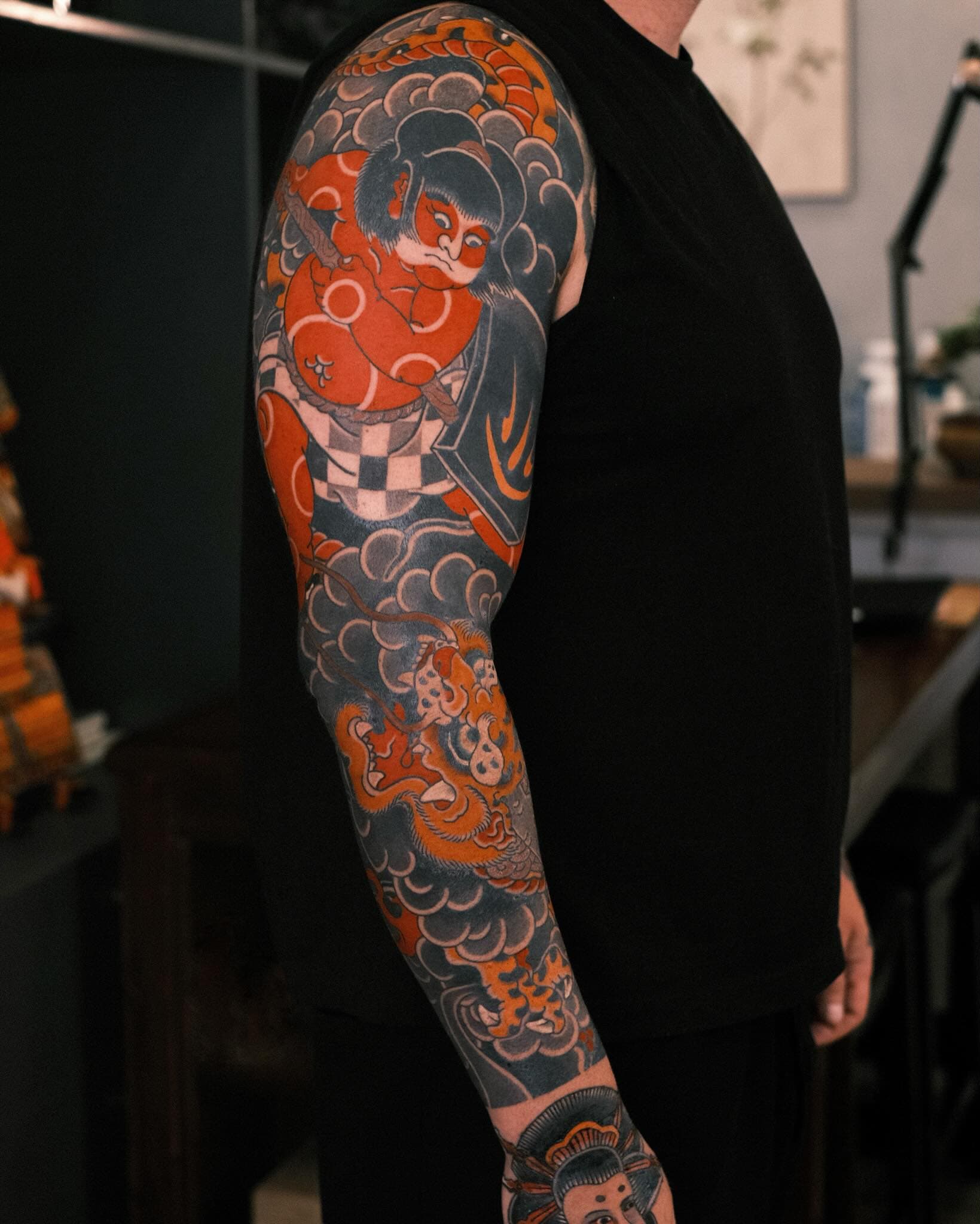 Kintaro Japanese Full Sleeve Tattoo — project media 1