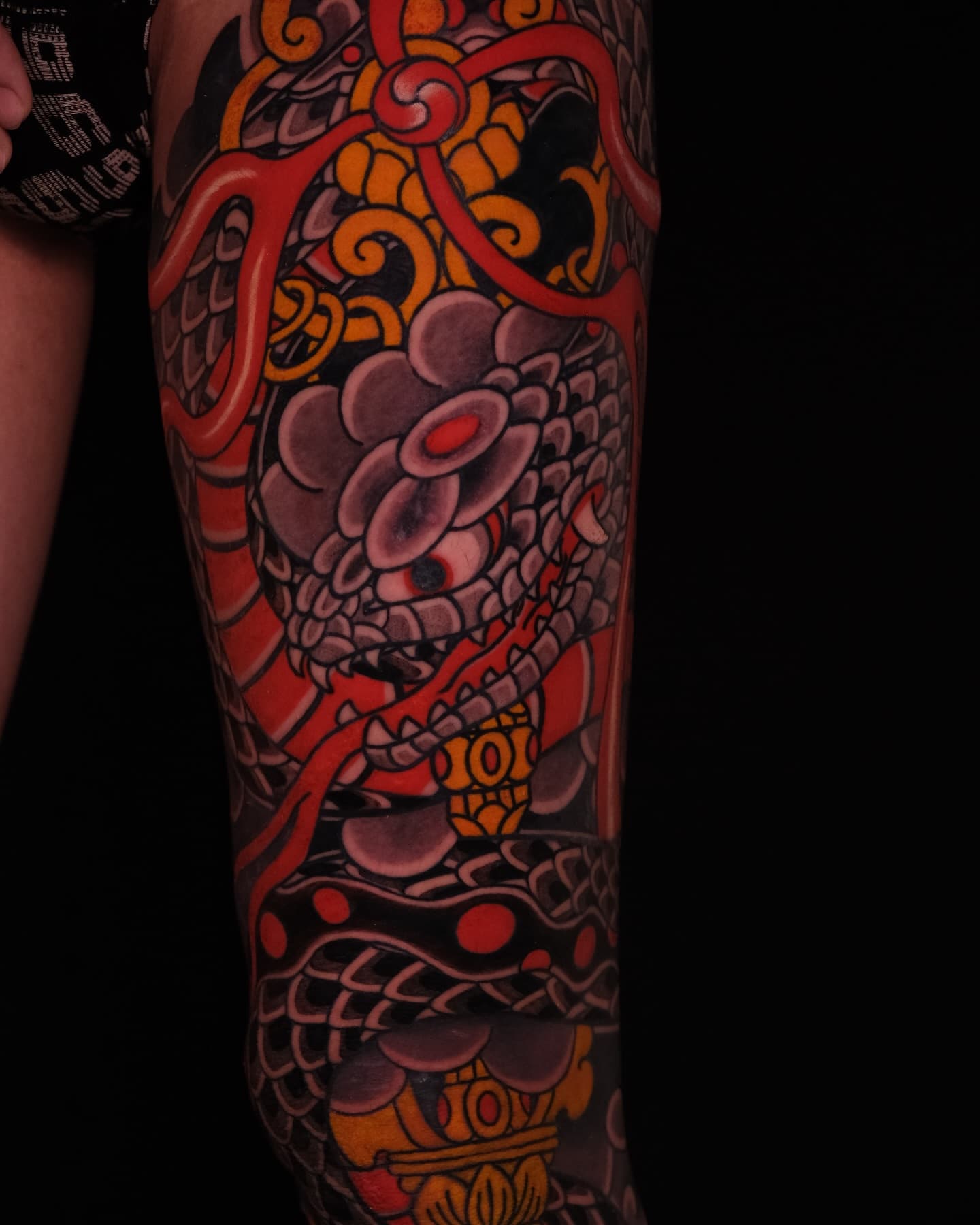 Full Leg Snake Tattoo — project media 4