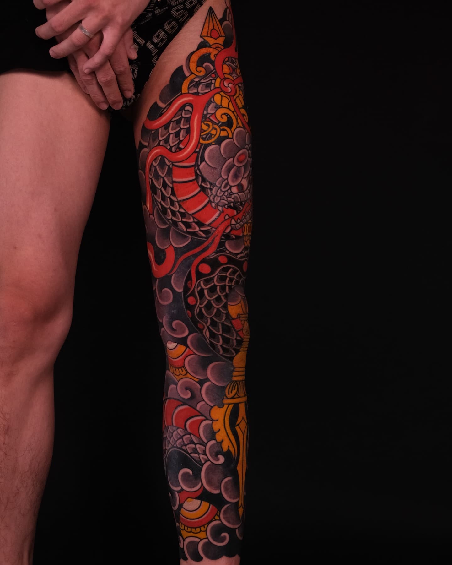 Full Leg Snake Tattoo — project media 3