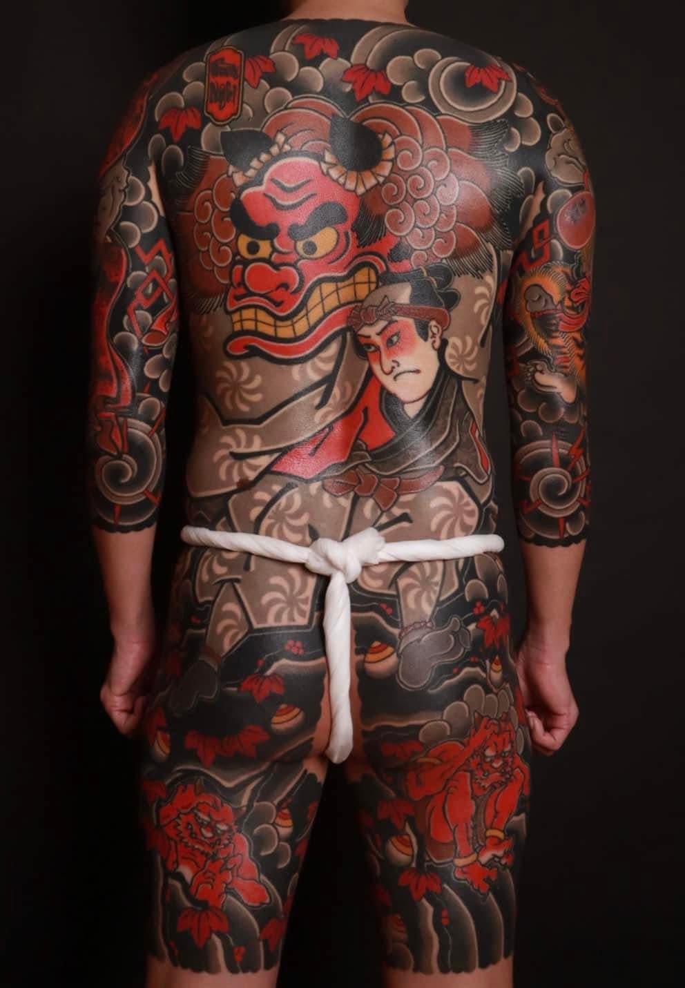 Hình Xăm Kintaro Nhật Bản Full Body — ảnh dự án 2