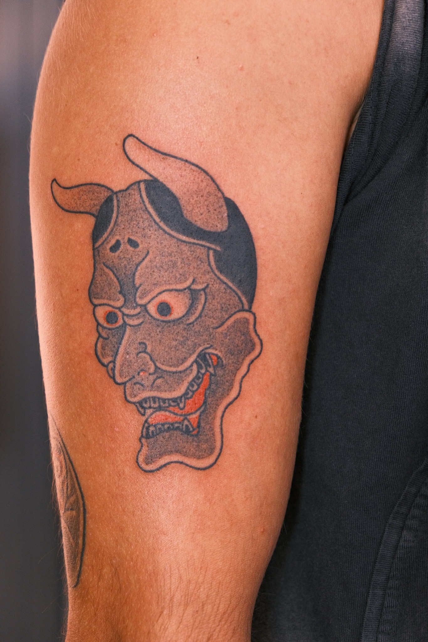 Hannya tattoo detail