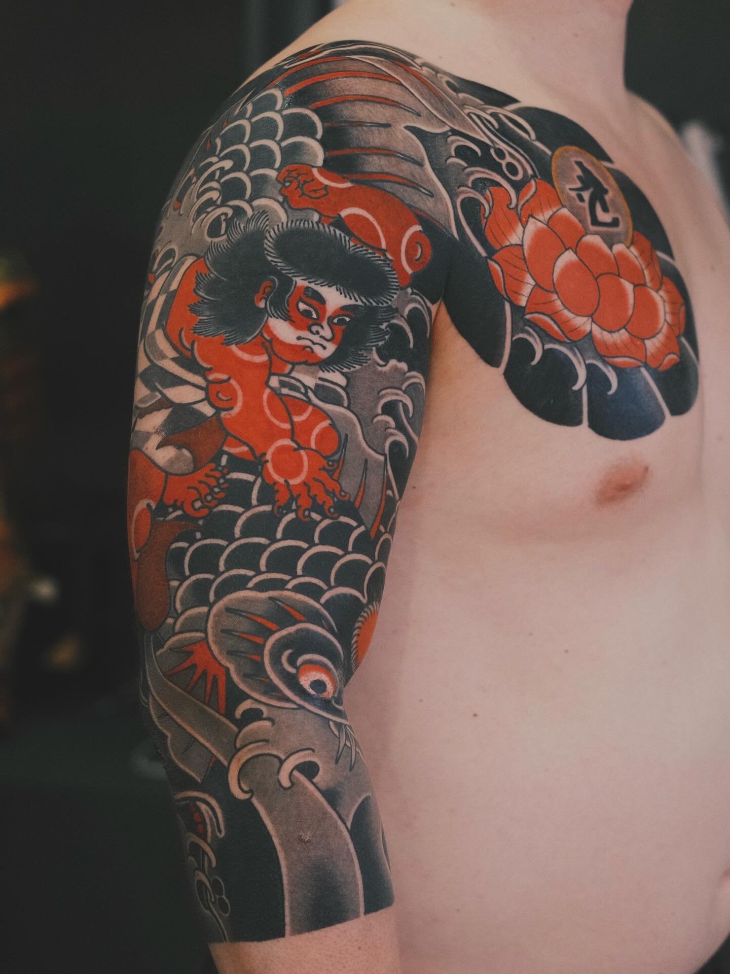 Kintaro sleeve close view